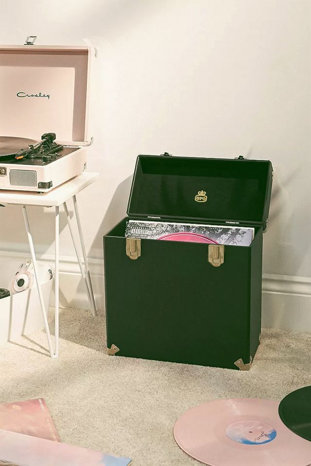 GPO 12-Inch Vinyl Record Storage Case