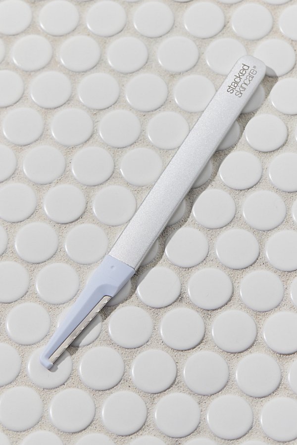 Stackedskincare Dermaplaning Tool In White