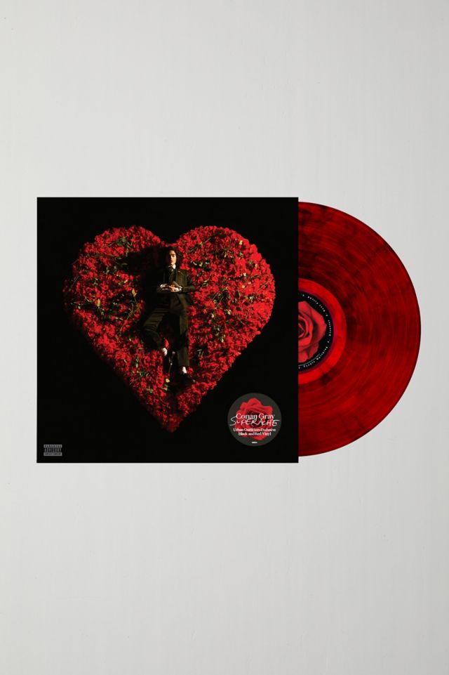 Conan Gray on Instagram: my superache vinyl, as well as the target  exclusive cover version and urban outfitters exclusive, are available for  preorder now 🌹 each of the three vinyls come with