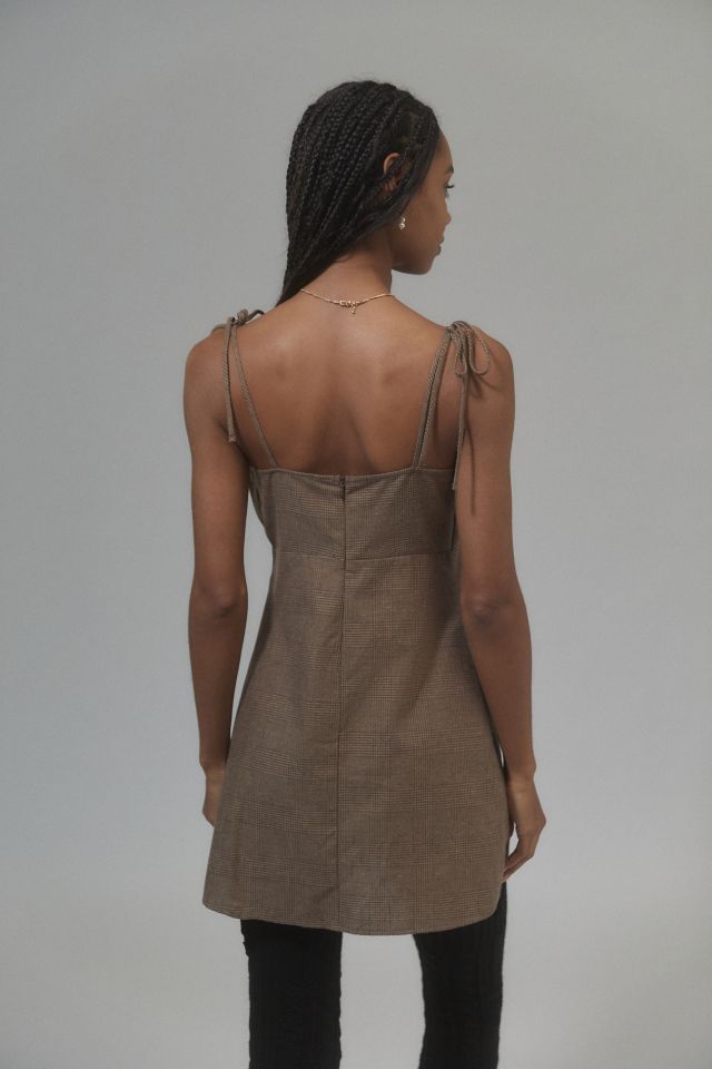 Robe Mini Plissée à Carreaux Urban Renewal Remnants #2