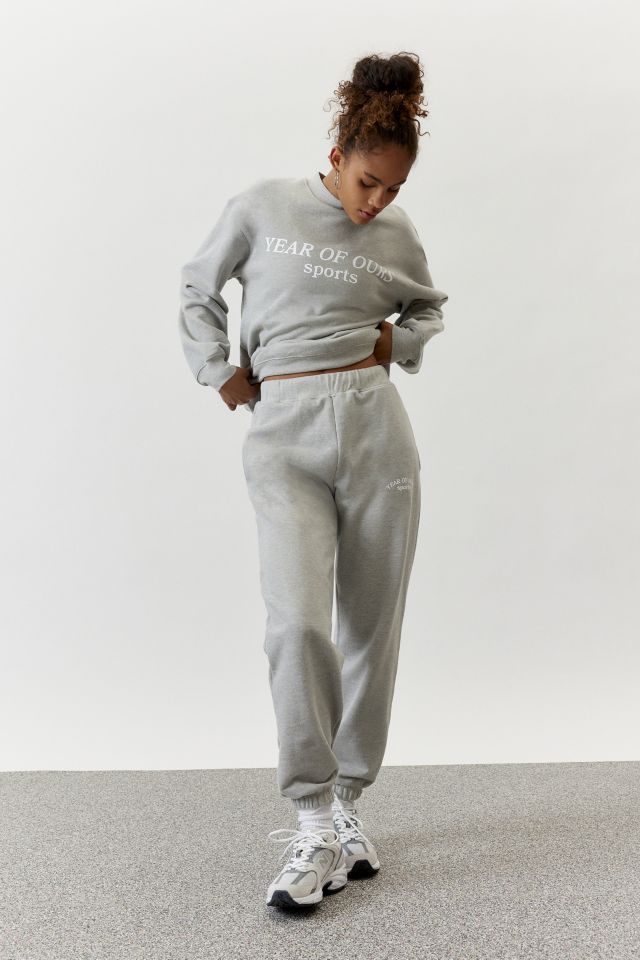 Vintage Mid-Rise Logo-Graphic Jogger Sweatpants