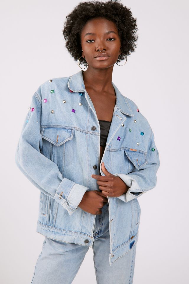 Levi's studded denim on sale jacket