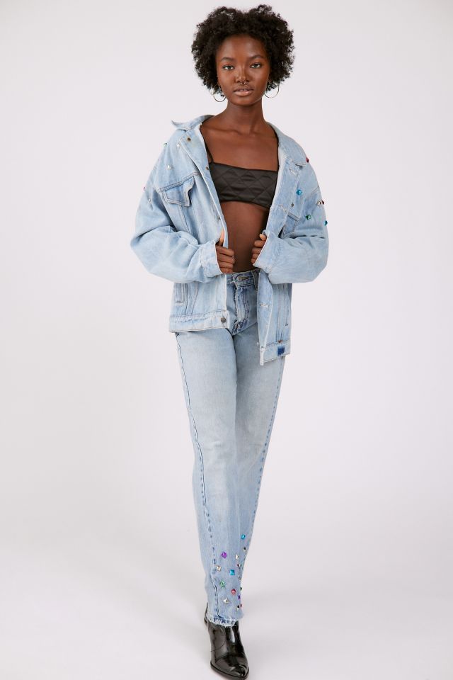 Urban Renewal Remade Studded Denim Jacket #2