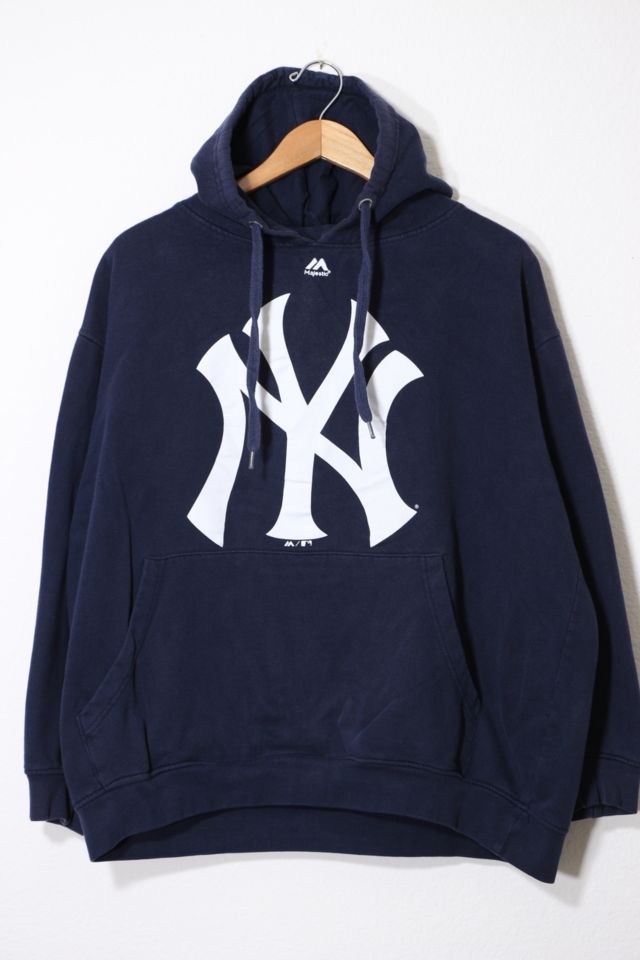 Vintage MLB New York Yankees Hooded Pullover Sweatshirt