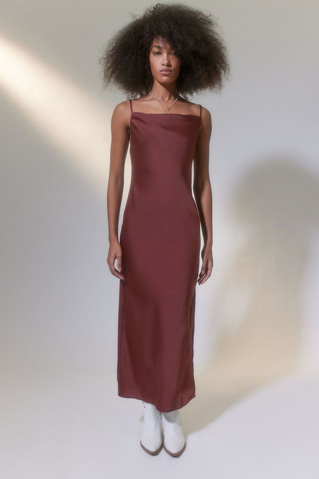 Robe Maxi en Satin Mallory UO #1