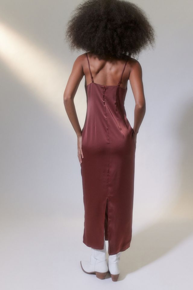 Robe Maxi en Satin Mallory UO #2