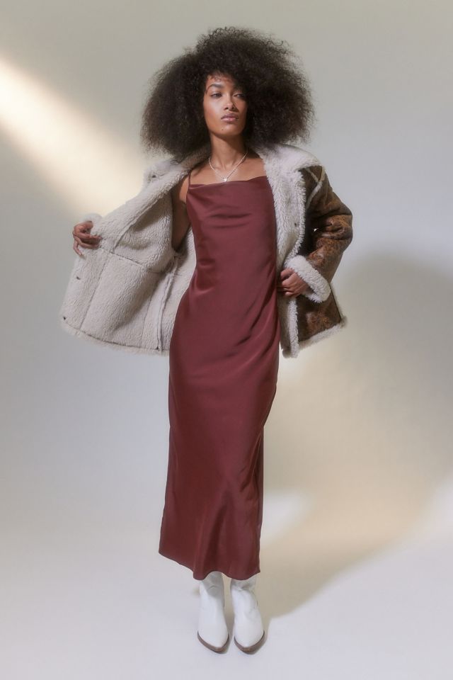 Robe Maxi en Satin Mallory UO #3