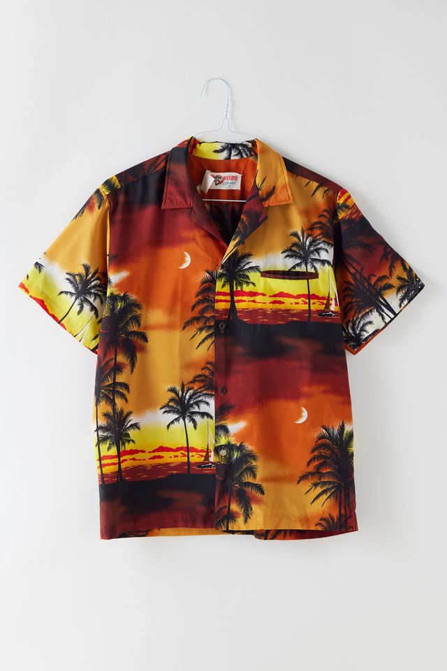 Vintage Island Sunset Button-Down Shirt | Urban Outfitters