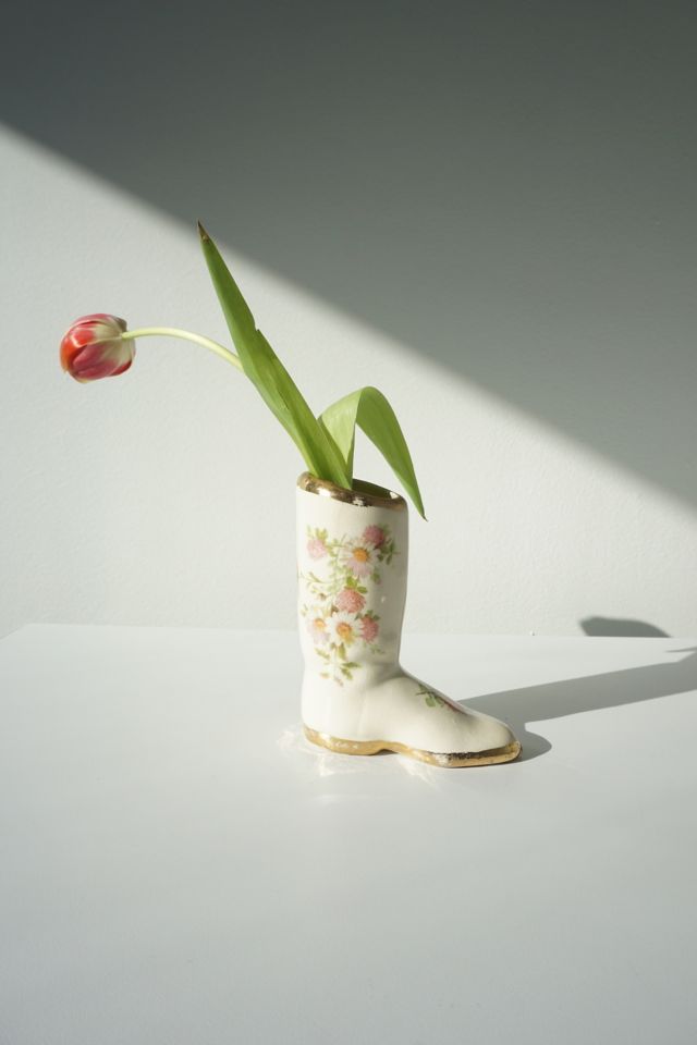 Vintage Ceramic Boot Vase Urban Outfitters