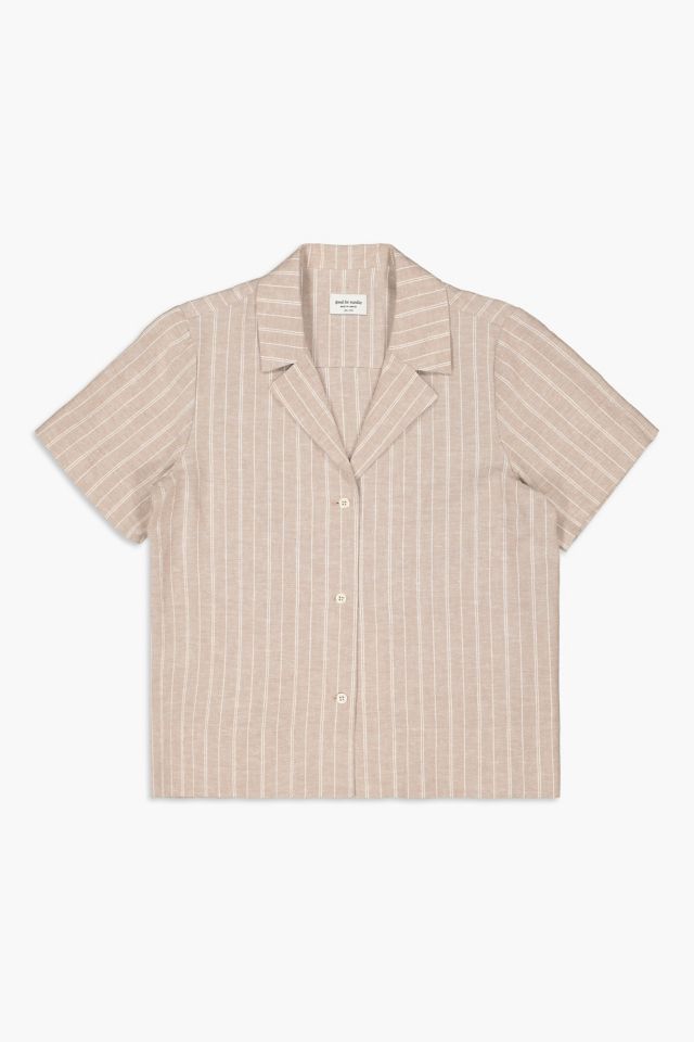 Good for Sunday Hemp Notch Collar Shirt #1