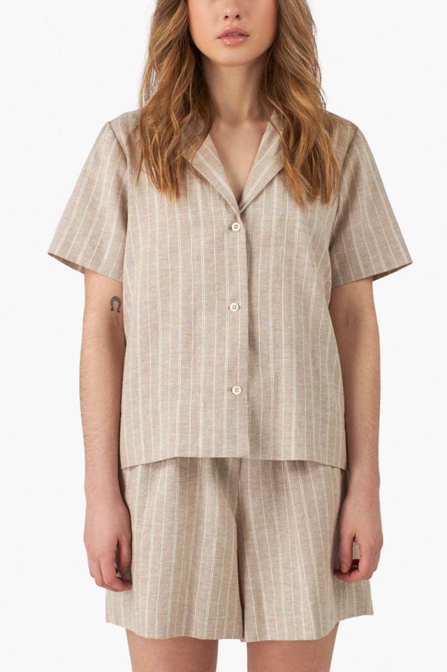 Good for Sunday Hemp Notch Collar Shirt #3