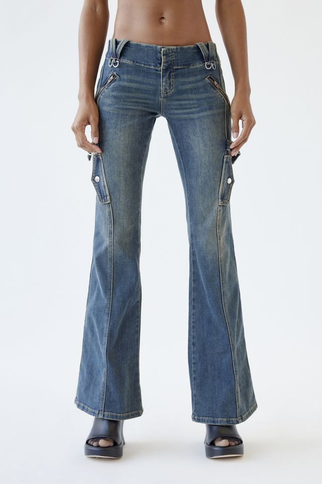  Low Rise Flare Jeans