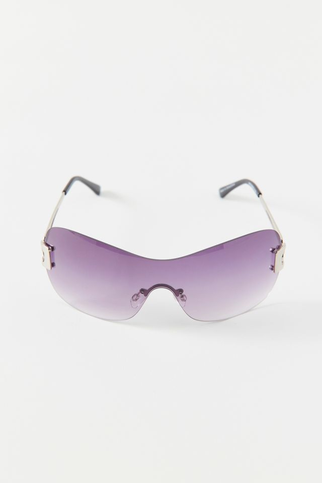 Lindsay Oversized Shield Sunglasses #1