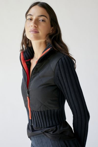 bdg zip up cardigan