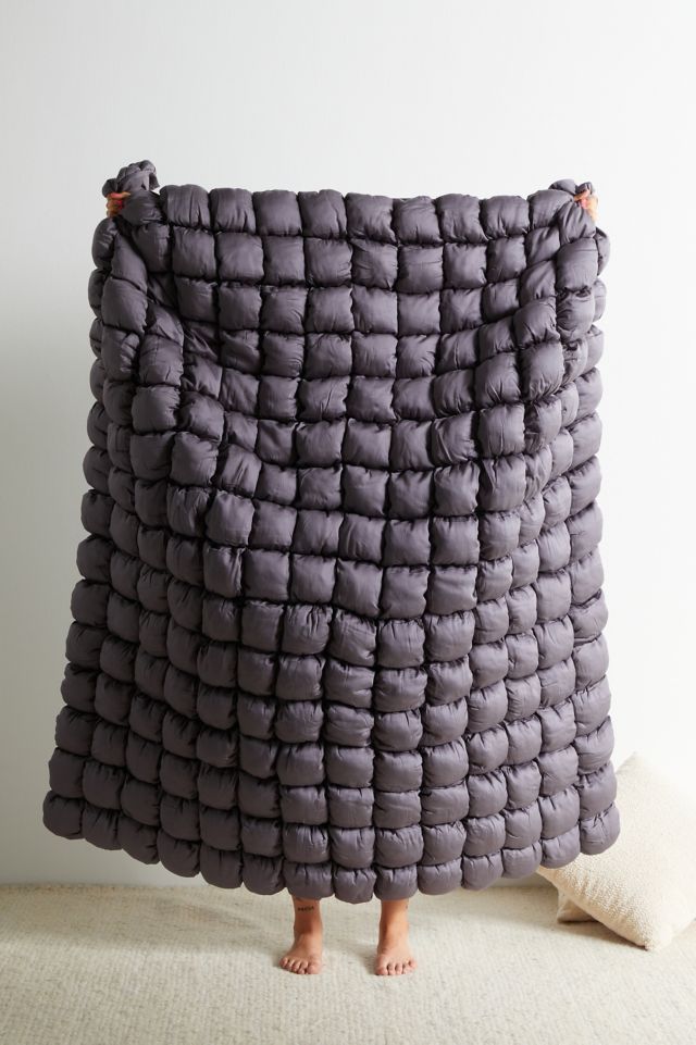 Silky Marshmallow Puff Throw Blanket