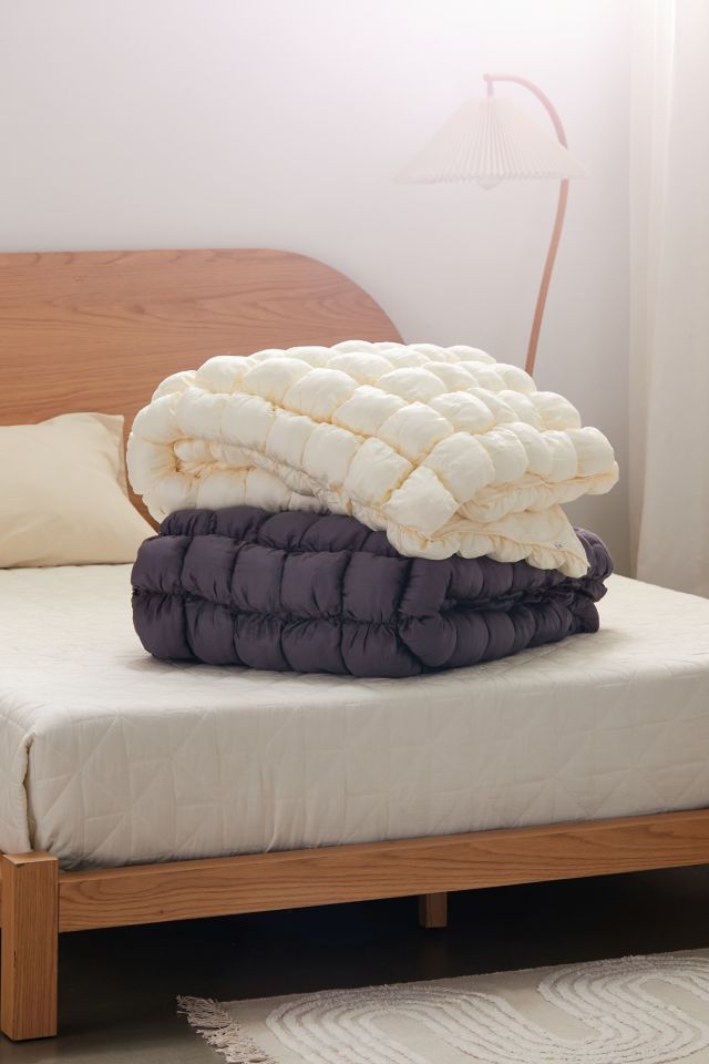 Silky Marshmallow Puff Throw Blanket #3