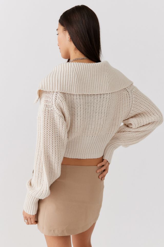 UO Sunny Collared Zip-Up Cardigan #2