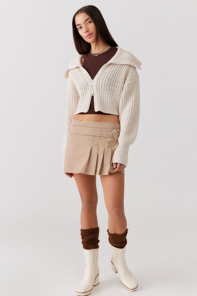 UO Sunny Collared Zip-Up Cardigan #4