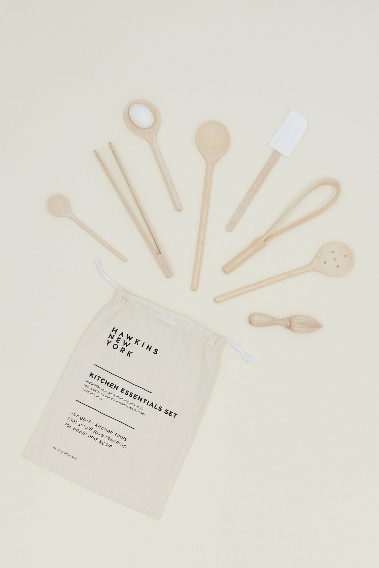 Hawkins New York Essential Wooden Kitchen Set - Neutral, Regular, ONE SIZE