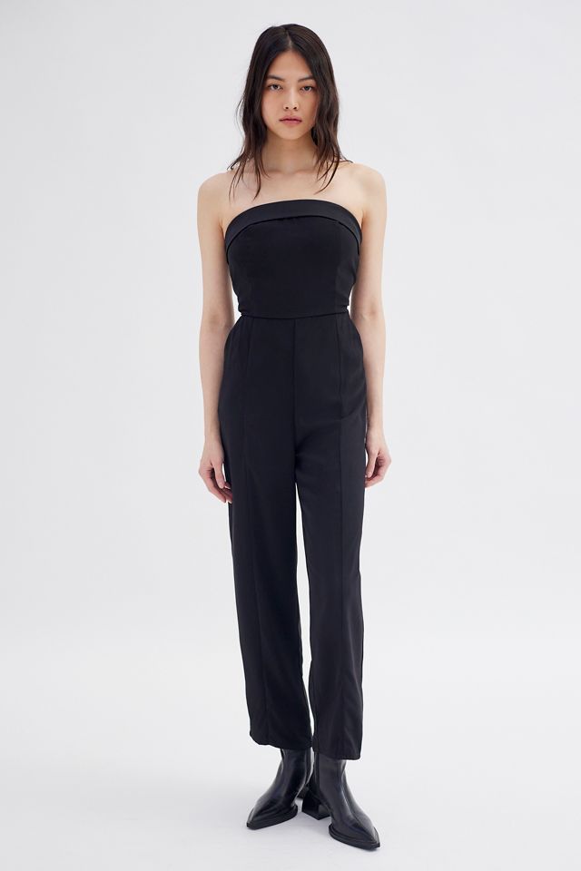 Elegant Commuter Backless Jumpsuit With Straps