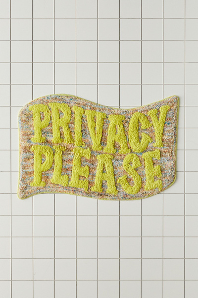 Privacy Please Bath Mat | Urban Outfitters