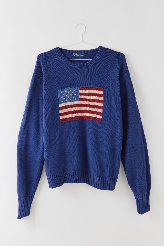 Vintage Ralph Lauren Flag Sweater