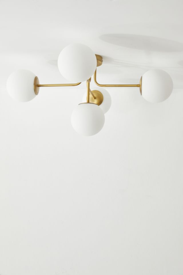 Harper Globe Flush Mount Pendant Light Urban Outfitters