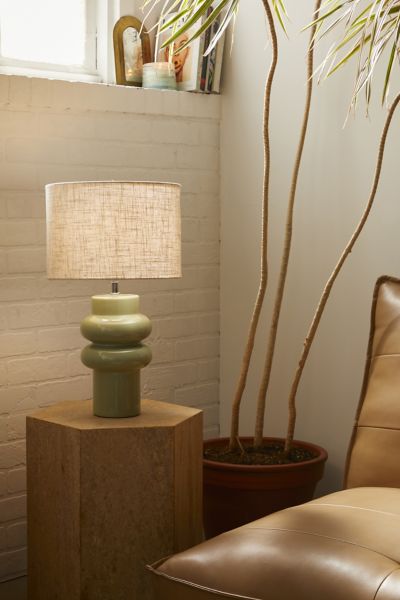 Urban Outfitters Analise Table Lamp In Olive