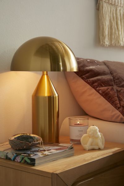 Urban Outfitters Frazier Table Lamp In Gold
