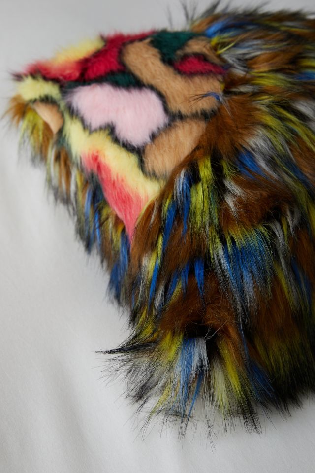 Urban Renewal Deadstock Faux Fur Throw Pillow #2