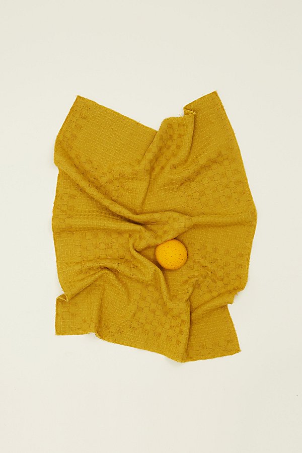Hawkins New York Dobby Weave Dish Towel In Yellow