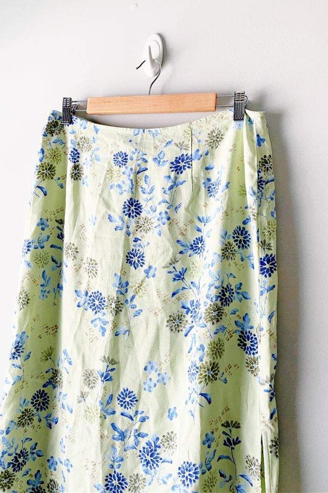 Vintage Floral Midi Skirt | Urban Outfitters