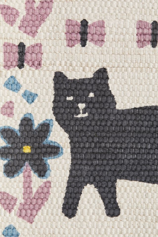 Cat Crossing Wall Hanging #2