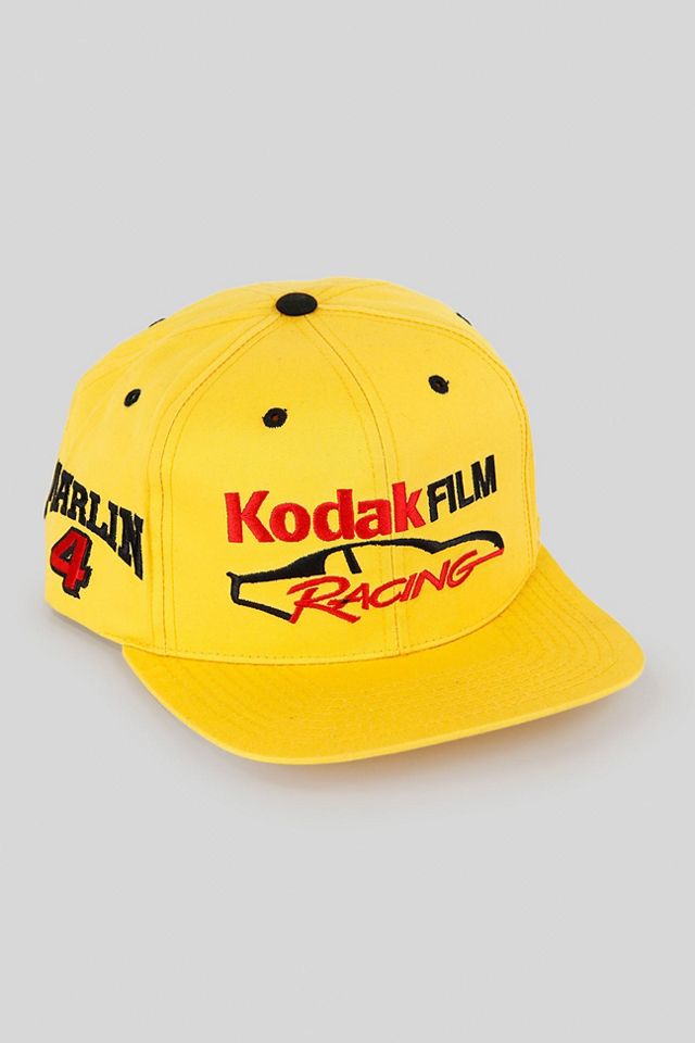 Vintage Nascar Deadstock Kodak Film Racing Sterling Marlin Snapback Hat ...