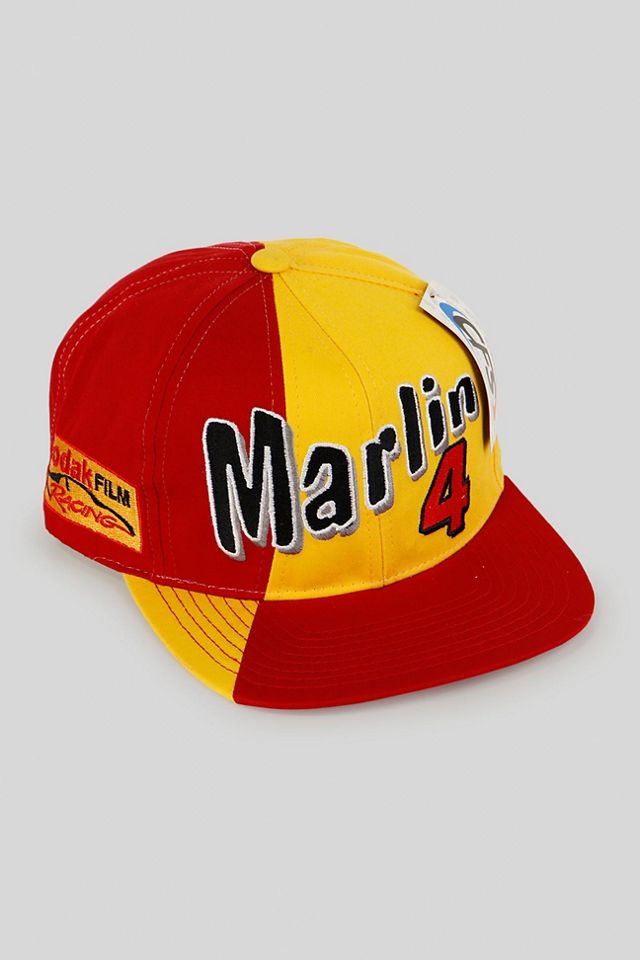 Vintage Nascar Deadstock Kodak Film Racing Sterling Marlin Snapback Hat ...