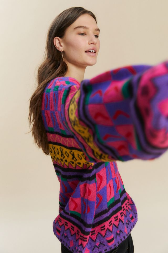 Urban Renewal Vintage Oversized Printed Sweater #3