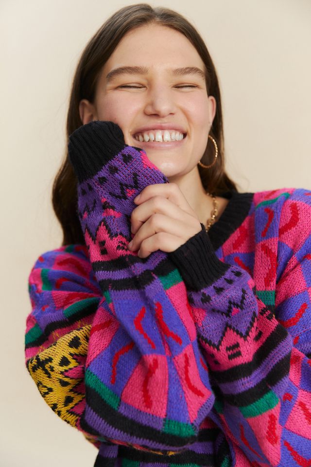 Urban Renewal Vintage Oversized Printed Sweater #5