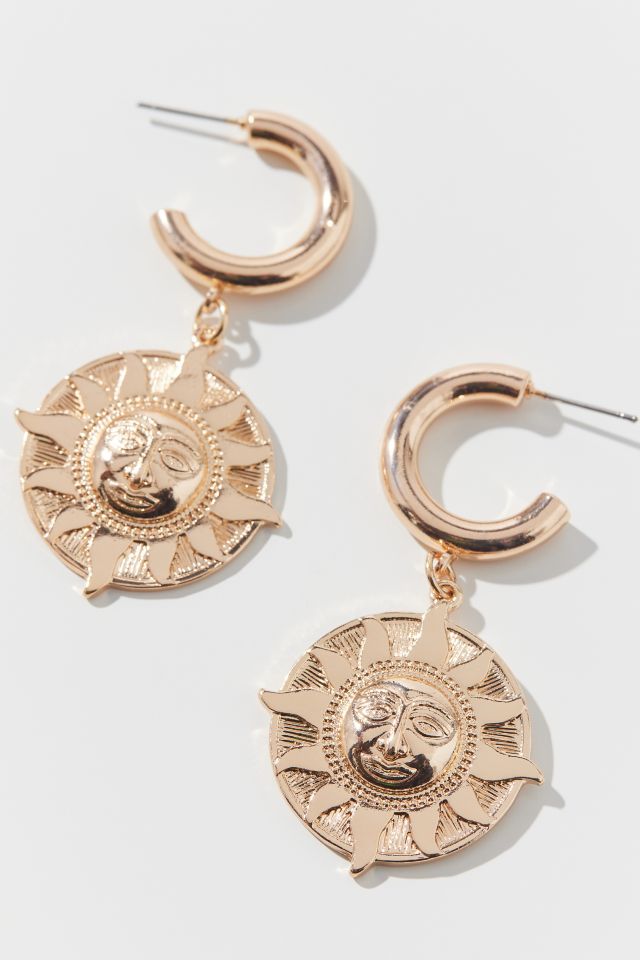 Statement Charm Hoop Earring #1