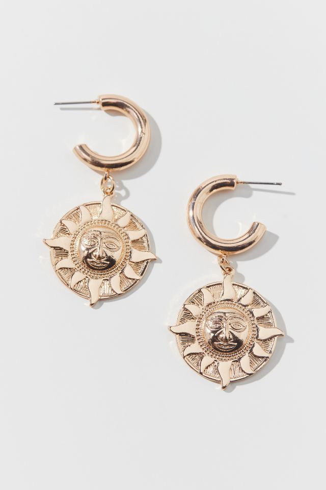 Statement Charm Hoop Earring #2