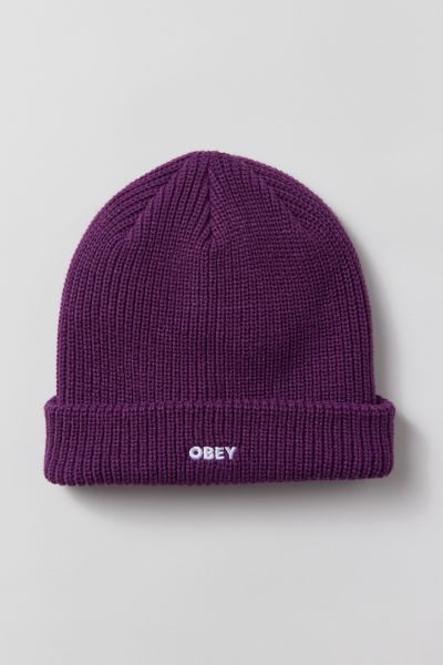 Obey Future Beanie In Maroon, Men's At Urban Outfitters