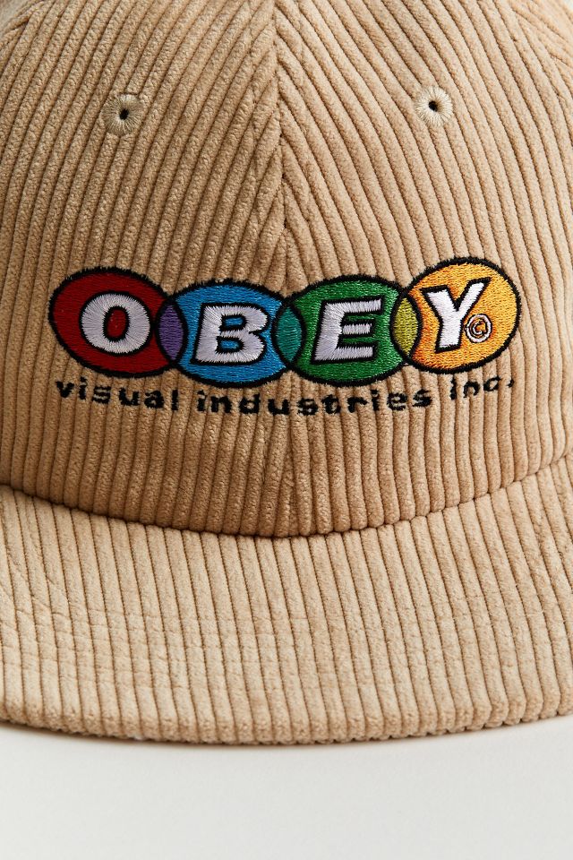 Casquette en velours côtelé à 6 panneaux Industries OBEY #3