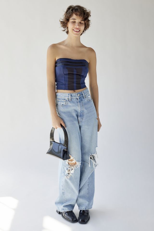 Urban Renewal Remade Number Patch Bustier Top #2