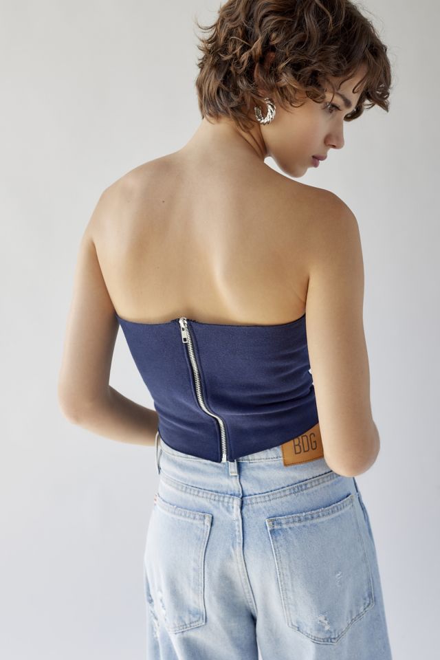Urban Renewal Remade Number Patch Bustier Top #3