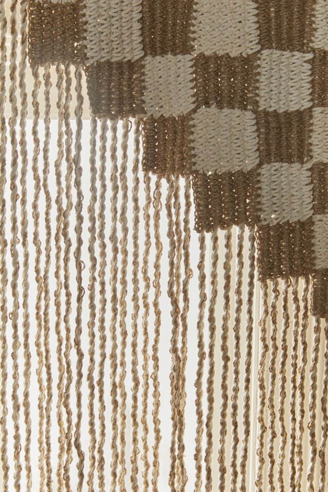 Checkerboard Macrame Door Portal #2