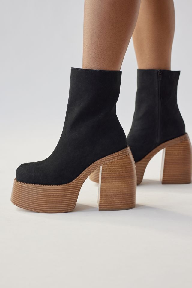 UO Anna Leather Platform Boot #2