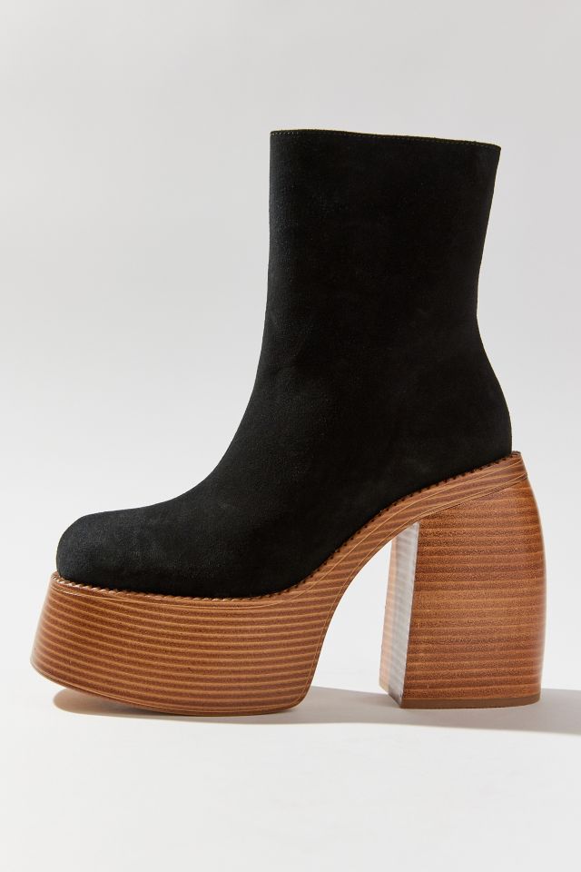 UO Anna Leather Platform Boot #3