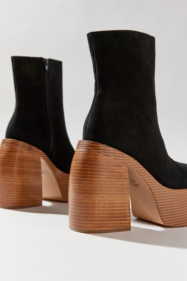 UO Anna Leather Platform Boot #4