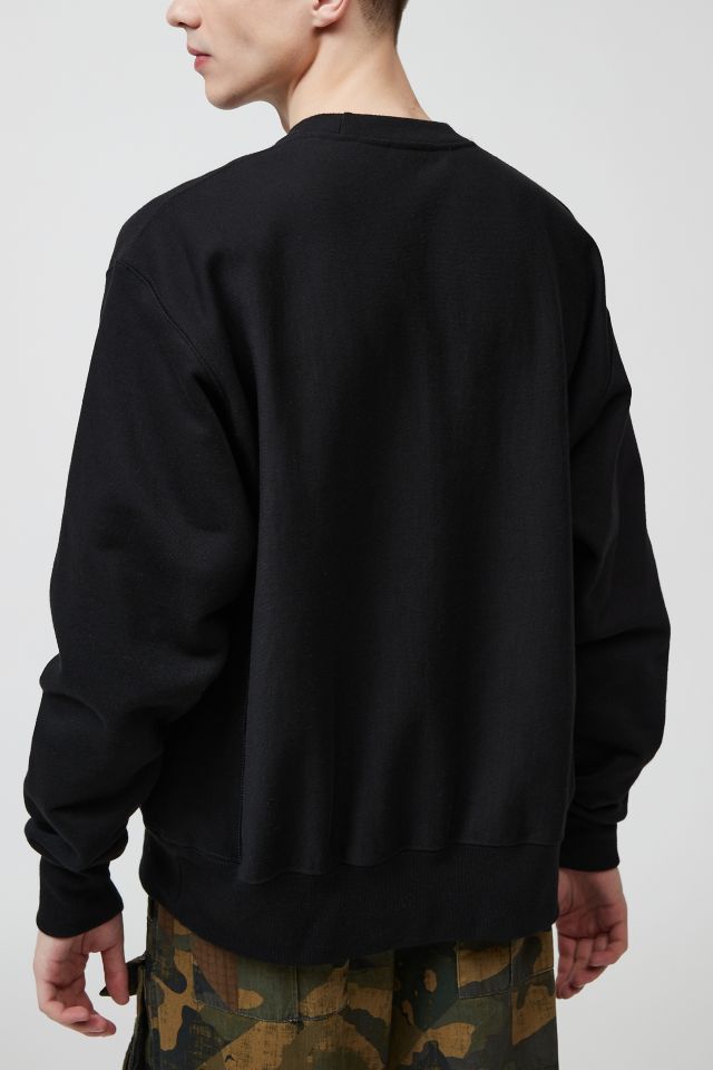 Reverse Weave Oversized Crewneck Sweatshirt, C Logo