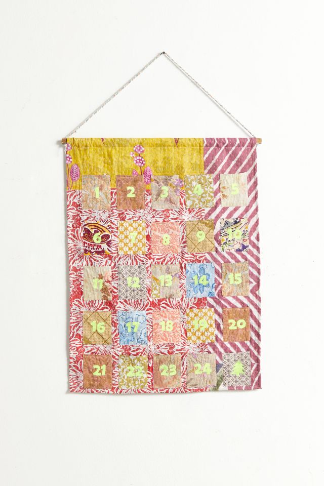 Urban Renewal Kantha Advent Calendar #1