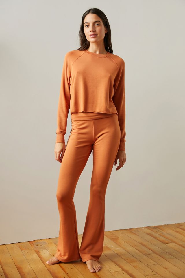 Splits59 Raquel High Waisted Fleece Flare Pant #2